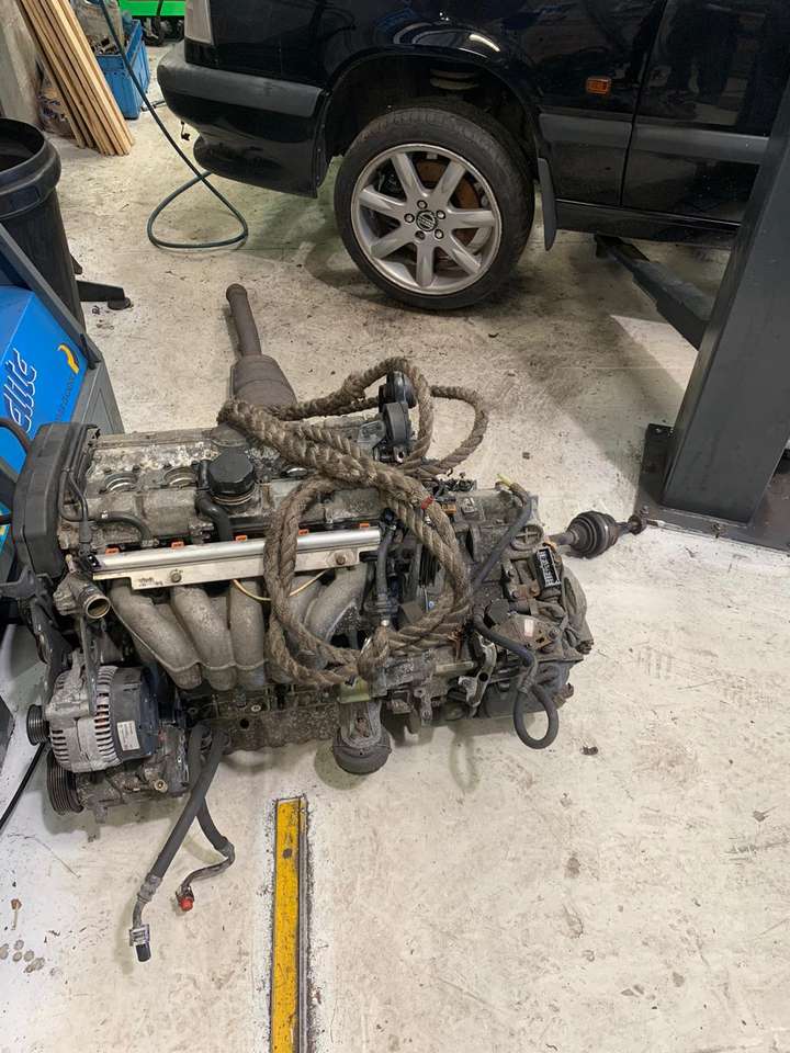 Volvo engine disconnected