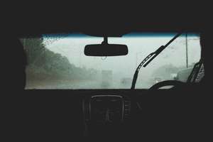 Driving in Heavy rain