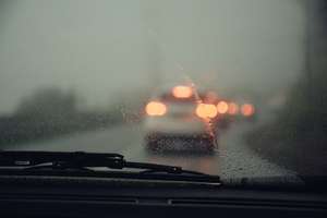 Driving in Heavy rain