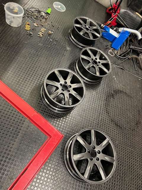 Wheel Restoration Project on the Volvo 850R – Part 19